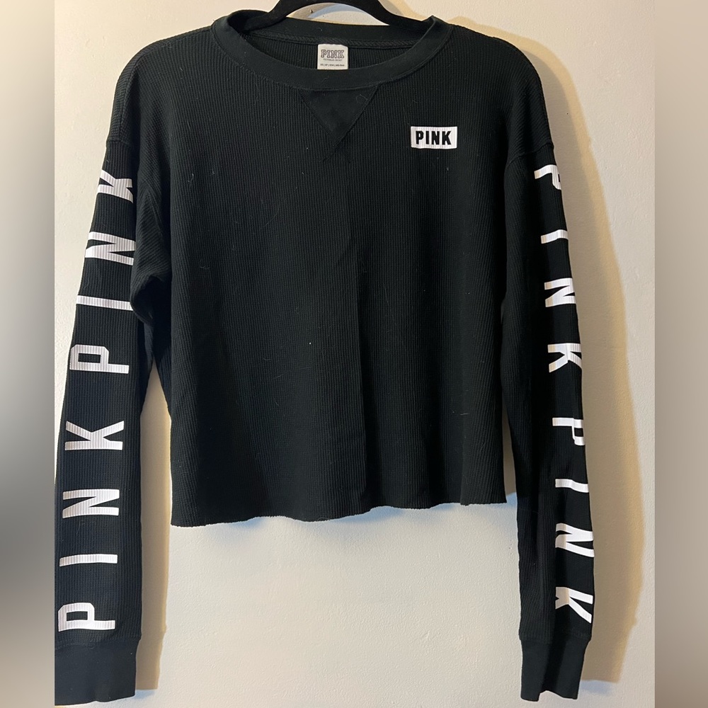 NWOT vs pink waffle Knit thermal long sleeve